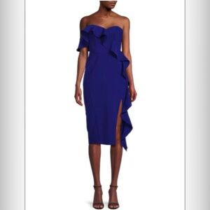 Aidan Mattox Women's Ruffle Midi Dresss